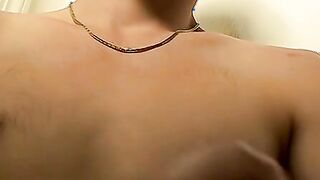 Solo masturbation and cumming with straight youngster Nolan