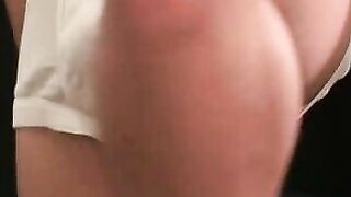 Mature guy enjoys jerking off and cumming huge loads of cum