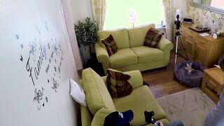 English lady Jasmine Knight sucks fat cock in reality porn