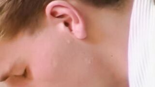 Blond student sucks cock to teacher