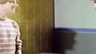 Cop joins retro gay party that includes crude entrance