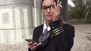 Czech Streets 106 Stewardess Andrea