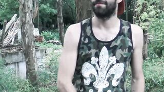 Cute straight Latino sucks his first dick and gets DP action