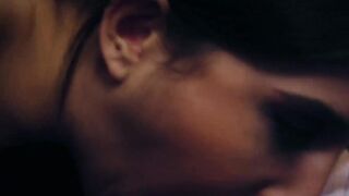 Naughty Anya Krey blindfolds her lover before giving him BJ