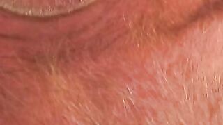 Rough mature amateur strips naked and masturbates vigorously