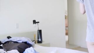 Stepdad drills dick in stepdaughters horny mouth