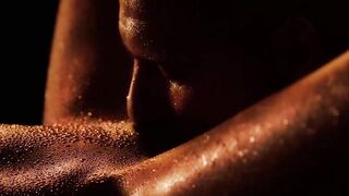 Erotic blonde fucked missionary after intense pussy licking