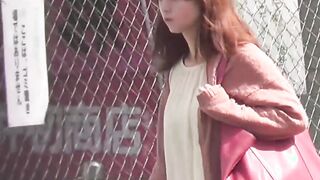 Japanese babes go to a public toilet and pee on hidden cam