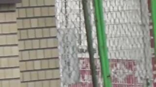 Japanese babes go to a public toilet and pee on hidden cam