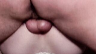 Adam Snows huge cock slapping against his Zack Deans ass cheeks