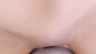 Tiny Little Teen Sucking and Riding cock