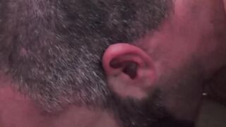 Two big hot dickloving dudes engaged in raw dick sucking