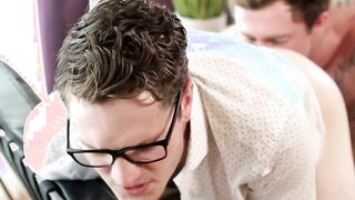 Horny big dick Markie More and Blake Barnes fucking hard