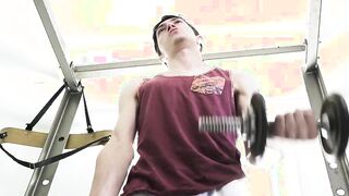 Stepdad goes raw inside his stepson after getting blowjob