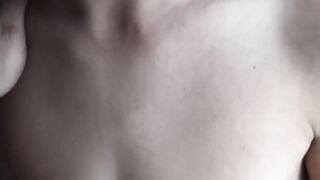 Cute Latin man swallowing after first banging with a man