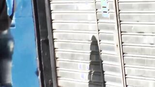 Latino with bare back engages in wild pickup sex and receives a facial