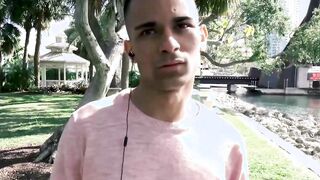Latino straight getting severely beat up in point of view