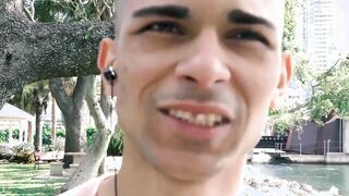 Latino straight getting severely beat up in point of view