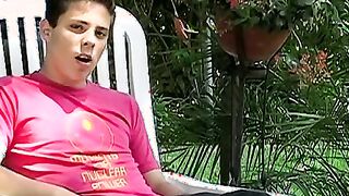 Sexy Mathiew cant stop playing with his huge hard dick