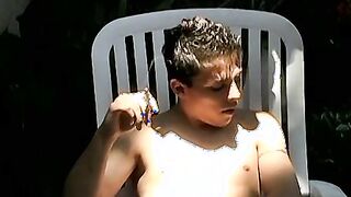 Sexy Mathiew cant stop playing with his huge hard dick