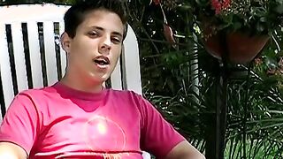 Sexy Mathiew cant stop playing with his huge hard dick
