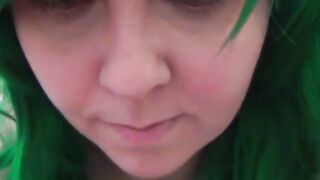 Busty inked babe Tattiana drilled POV after blowing big cock