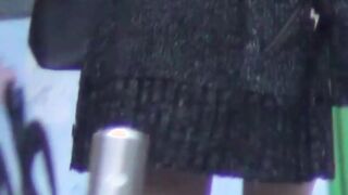 Japanese ladies filmed pissing in public toilet