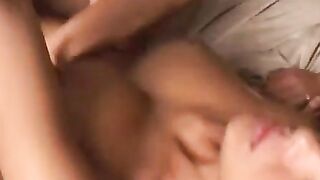 Fit Latin Girls In Interracial Orgy