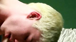 Solo twink Jax Marnell drills ass with toy and wanks cock