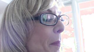 Sexy lesbian MILF savoring the pussy of her young stepdaughter