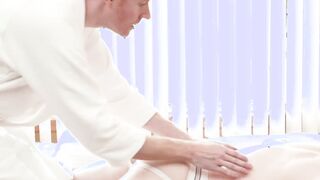 Ass licking and drilling after naked full body massage