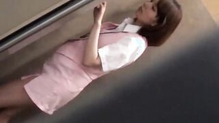 The most blazing point of Japanese darlings peeing in the latrine