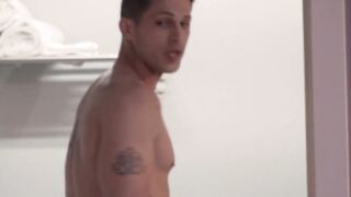 Stud smells some panties before anal with his partner