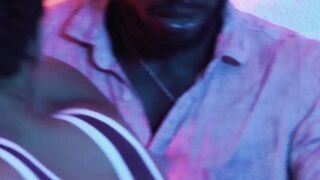 A cute homo is tied up by an ebony stud before he gives his ass a raw bang