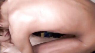 Japanese emotional beating and jizzing on his beau