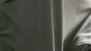Mature hairy hunk pulls on his throbbing boner and loves it