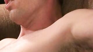 Young man with nice ass pulls on his throbbing hard cock