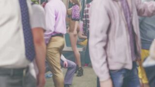 Pervert Stranger Fucks Sexy Girlfriend in Train