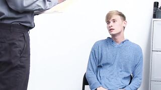 Blonde jock pounded doggystyle raw by BBC police officer