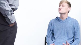 Blonde jock pounded doggystyle raw by BBC police officer