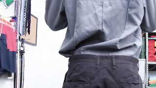 Blonde jock pounded doggystyle raw by BBC police officer