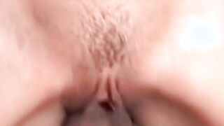 Rebel British teen rides mature cock after sucking it hard