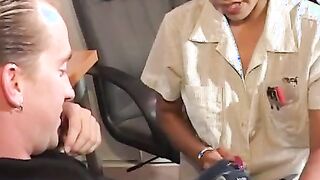 Fit Migrant Teen Fucks Interracial