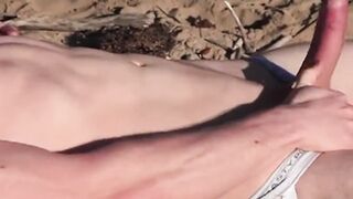 Muscular Adam lost himself in the sun and rips off his clothes