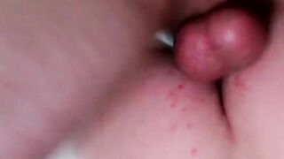 Crude stuffing from behind after servitude time for twink pair