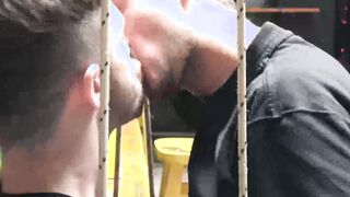 Straight Latino jock lets his friend fuck him hard bareback