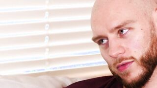 Before interracial bareback bald athlete Orson Deane rimmed