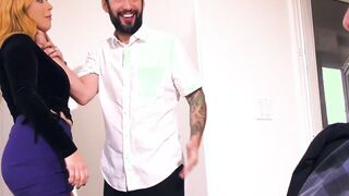 Tommy Pistol and Penny Pax hardcore fuck next to a buddy