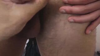 Macho stepdad barebacking taboo ass in trio