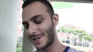 Latino straight paid pervert for gay breeding service